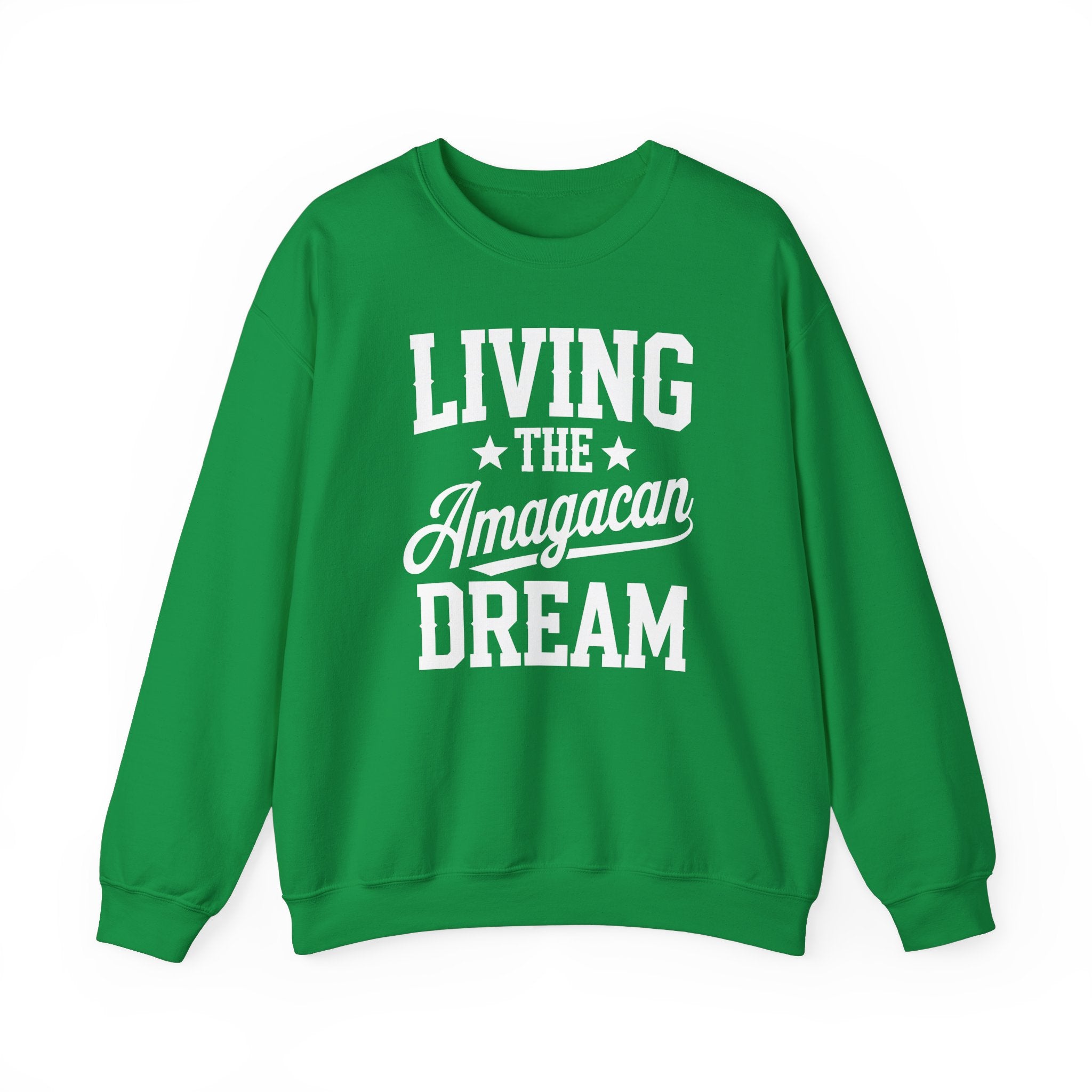 LIVING THE AMAGACAN DREAM-Unisex Heavy Blend™ Crewneck Sweatshirt