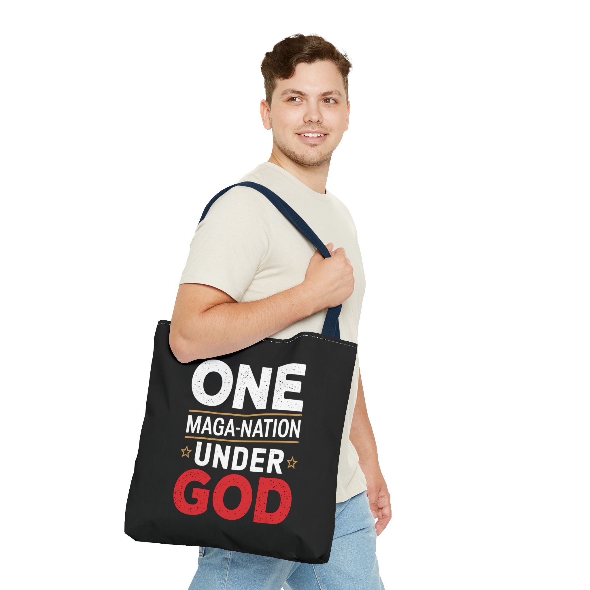 ONE-MAGA NATION UNDER GOD Tote Bag (AOP)