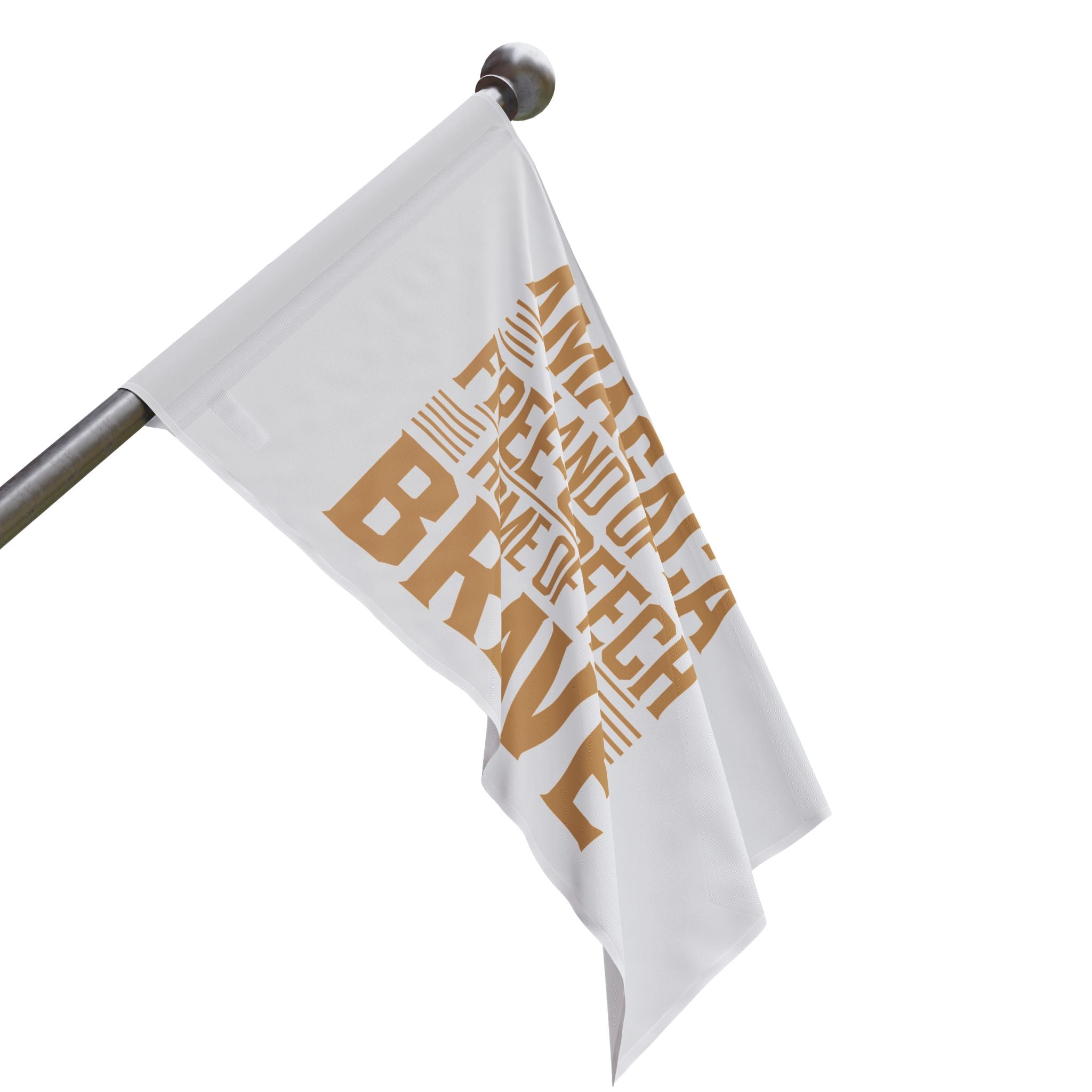 AMAGACA-LAND OF FREE-SPEECH AND HOME OF THE BRAVE Flag