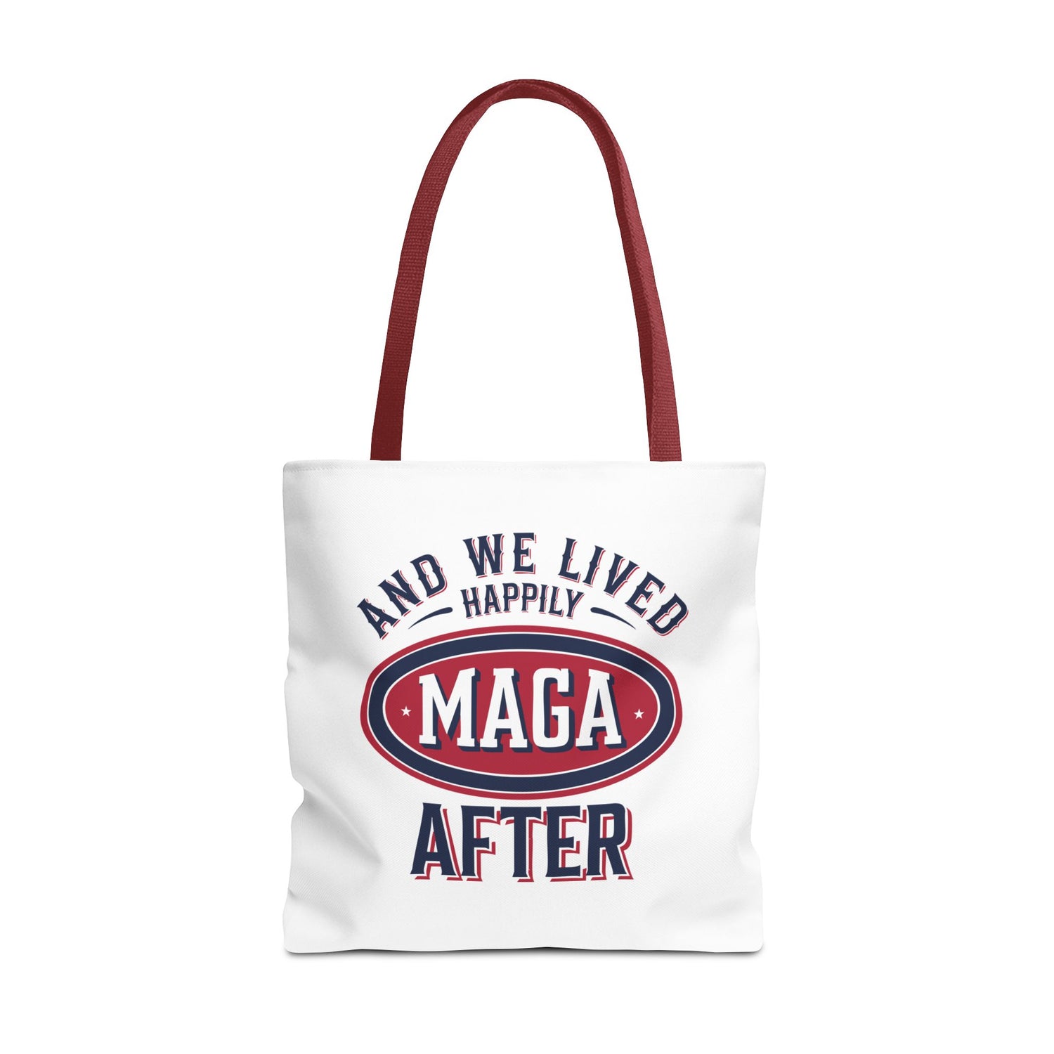 AND WE LIVED HAPPILY MAGA AFTER Tote Bag (AOP)