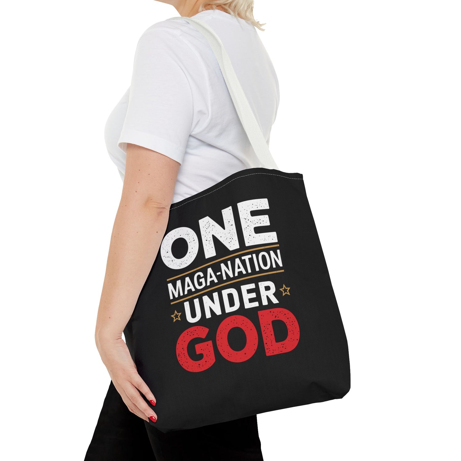 ONE-MAGA NATION UNDER GOD Tote Bag (AOP)
