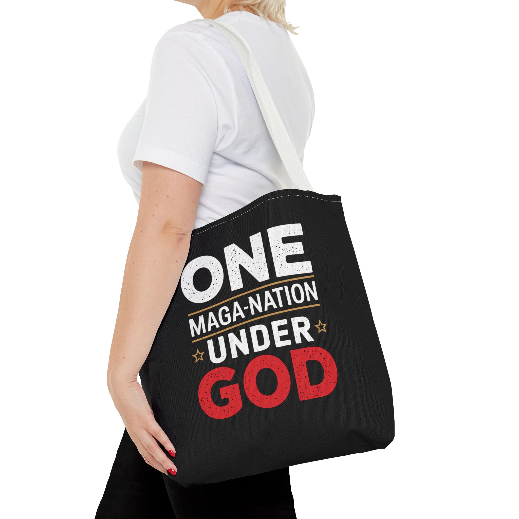ONE-MAGA NATION UNDER GOD Tote Bag (AOP)