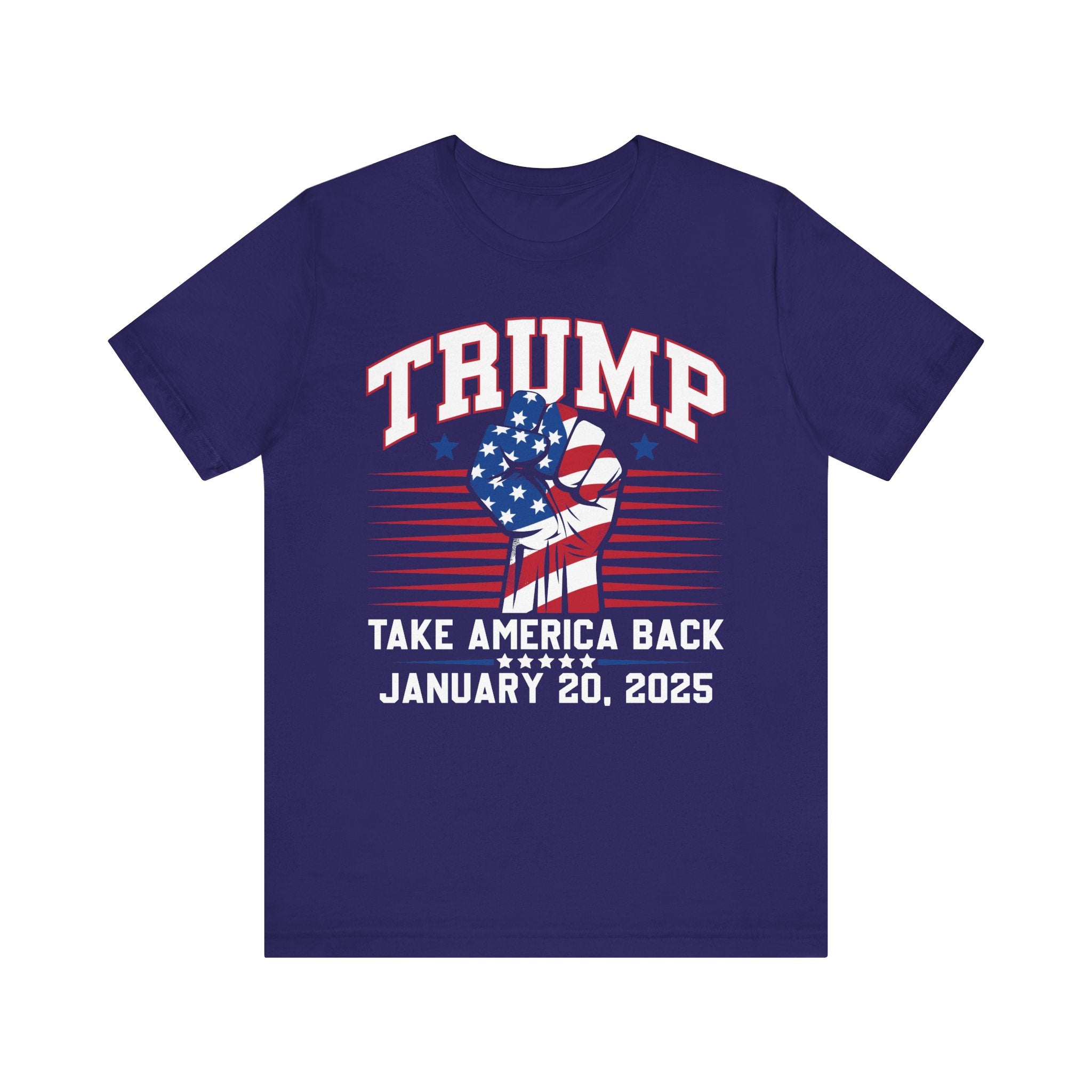 TRUMP TAKE AMERICA BACK JANUARY 20 2025 COMMEMORATIVE INAUGURATION Unisex Jersey Short Sleeve Tee