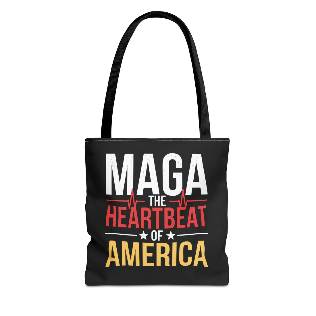 MAGA THE HEARTBEAT OF AMERICA Tote Bag (AOP)